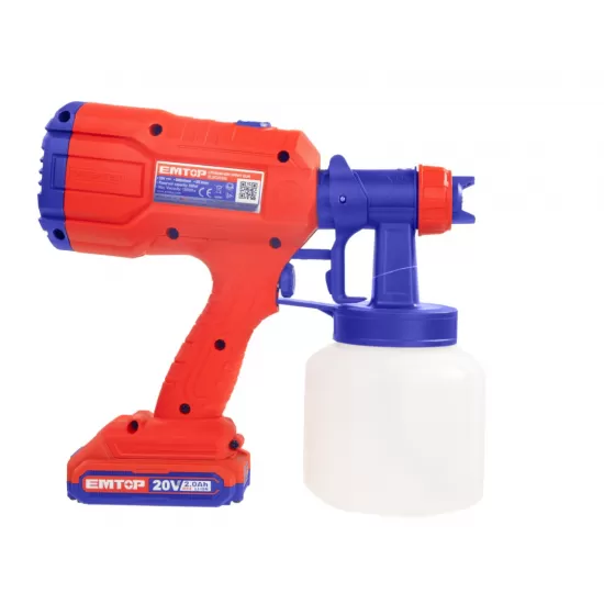 Pachet Instrument multifunctional, 6 viteze, 8 accesorii + Pistol de vopsit cu 800ml + 2 Acumulatori cu incarcator