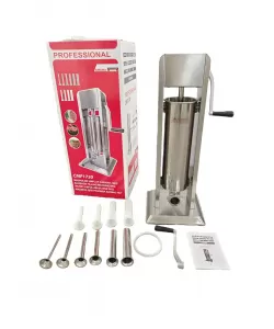 Masina profesionala de umplut carnati din in inox 9kg +10 palnii Campion 
