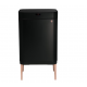 Cos de gunoi cu senzor Black Rose Collection, BerlingerHaus, Inox, 60 l, 76 x 42 x 30 cm, Negru