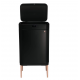 Cos de gunoi cu senzor Black Rose Collection, BerlingerHaus, Inox, 60 l, 76 x 42 x 30 cm, Negru