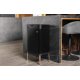 Cos de gunoi cu senzor Black Rose Collection, BerlingerHaus, Inox, 60 l, 76 x 42 x 30 cm, Negru