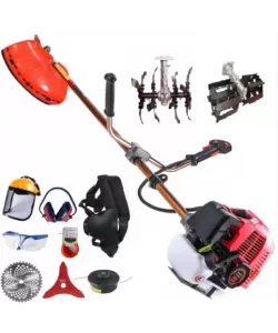MOTOCOASA PE BENZINA ALFA 7* 7000 PROFESSIONAL, 8 ACCESORII INCLUSE, 12000RPM, 58CC, 7CP + Prasitoare si Cultivator