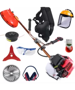 MOTOCOASA PE BENZINA ALFA 7* 7000 PROFESSIONAL, 8 ACCESORII INCLUSE, 12000RPM, 58CC, 7CP + Prasitoare si Cultivator