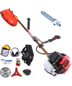 MOTOCOASA PE BENZINA ALFA 7* 7000 PROFESSIONAL, 8 ACCESORII INCLUSE, 12000RPM, 58CC, 7CP + ACCESORIU TIP FIERASTRAU