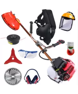 MOTOCOASA PE BENZINA ALFA 7* 7000 PROFESSIONAL, 8 ACCESORII INCLUSE, 12000RPM, 58CC, 7CP + ACCESORIU TIP FIERASTRAU