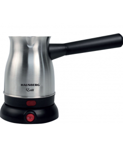 Ibric electric pentru cafea Hausberg HB-3815IN, Putere 800W, Capacitate 800 ml, Inox