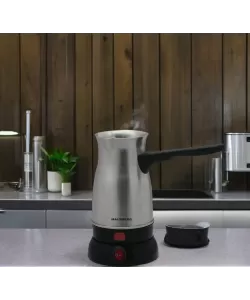 Ibric electric pentru cafea Hausberg HB-3815IN, Putere 800W, Capacitate 800 ml, Inox