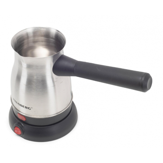 Ibric electric pentru cafea Hausberg HB-3815IN, Putere 800W, Capacitate 800 ml, Inox