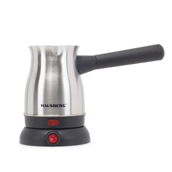 Ibric electric pentru cafea Hausberg HB-3815IN, Putere 800W, Capacitate 800 ml, Inox