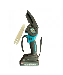 Mini drujba electrica GERMAN MEISTER 2 acumulatori acumulator 128V 8 Ah + incarcator inclus