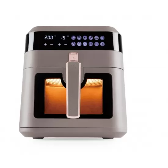 Friteuza cu aer, Berlinger, 6.3L, control temperatura 80-200, fereastra vizibila