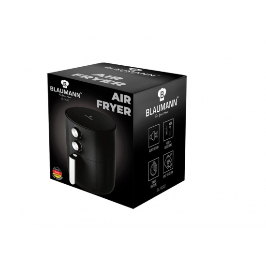 Friteuza cu aer Blaumann, 3.5 L, negru-argintiu - BL-9022