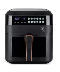 Friteuza cu aer cald, Berlinger Haus, 1300 W, 6.3 l, LED, Negru