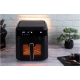 Friteuza cu aer cald, Berlinger Haus, 1300 W, 6.3 l, LED, Negru