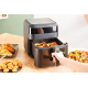 Friteuza cu aer cald, Berlinger Haus, 1300 W, 6.3 l, LED, Negru