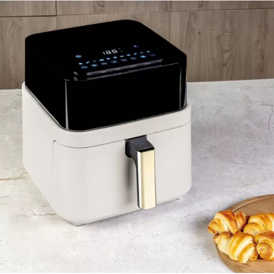 Friteuza cu aer cald Berlinger Haus BH 9749 Sahara, 7.2L, 1650W, crem mat