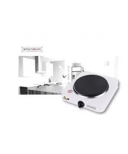 Plita electrica RL-EKP-1500.15 SILVER, 1500 W, o zona gatit, 5 trepte, indicator LED, argintiu