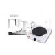 Plita electrica RL-EKP-1500.15 SILVER, 1500 W, o zona gatit, 5 trepte, indicator LED, argintiu