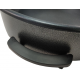 Tigaie electrica marmorata cu capac de sticla, Royalty Line, RL-PP42XXL, Negru, 42 cm, XXL, 1500W