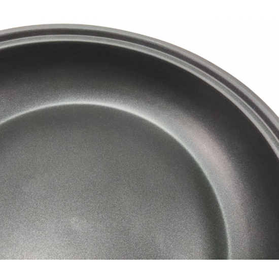 Tigaie electrica marmorata cu capac de sticla, Royalty Line, RL-PP42XXL, Negru, 42 cm, XXL, 1500W