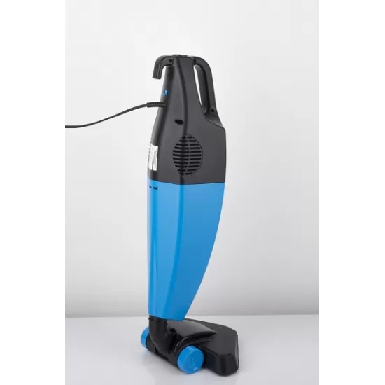 Aspirator vertical ZILAN ZLN-1235 fara sac, 800W, recipient 2L, maner detasabil, albastru/ negru