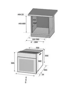 Pachet incorporabil Rustic, Cuptor electric Hausberg HB-8050, Clasa A, 57l, Ventilatie, Bej + Plita Incorporabila HB-570, 4 arzatoare, Gaz, Sticla + Hota decorativa HB-1500, 60cm, Filtru din aluminiu, Bej