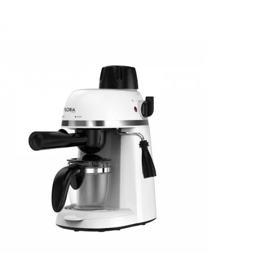 Espressor Floria ZLN9359, alb 800W - cafea perfecta cu presiune 3,5 Bari pentru 4 cesti