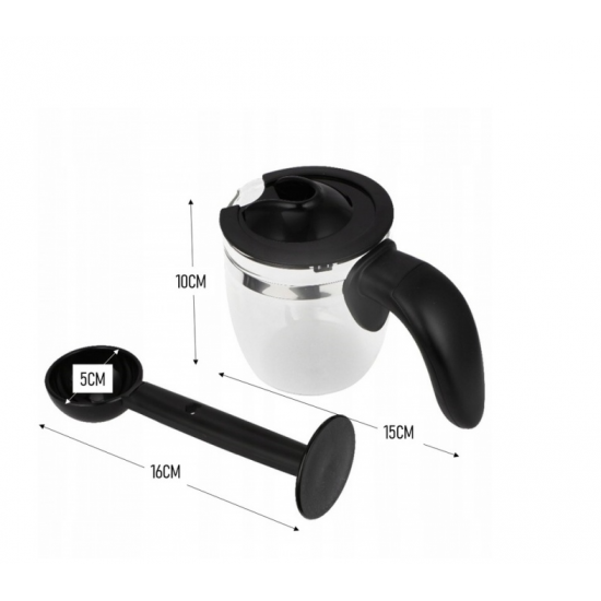 Espressor Floria ZLN9359, alb 800W - cafea perfecta cu presiune 3,5 Bari pentru 4 cesti