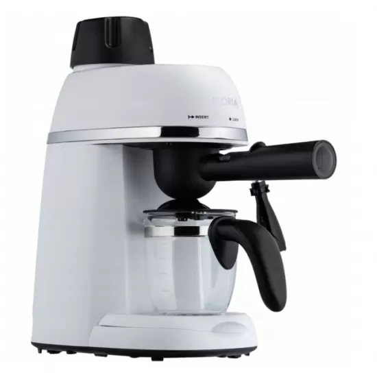 Espressor Floria ZLN9359, alb 800W - cafea perfecta cu presiune 3,5 Bari pentru 4 cesti