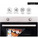 Pachet Incorporabil Cuptor Hausberg HB-8051IN, Electric, Putere 2000 W, 76 l, 4 Functii, Clasa A, Negru/Inox, Plita incorporabila Hausberg HB-555, Gaz, 4 arzatoare, Sistem siguranta, Inox
