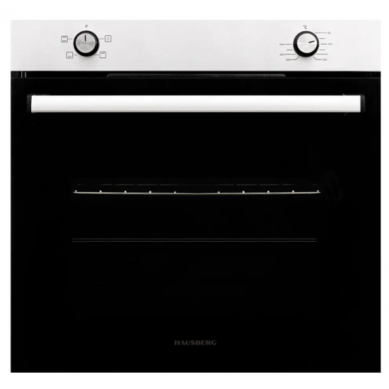 Pachet Incorporabil Cuptor Hausberg HB-8051IN, Electric, Putere 2000 W, 76 l, 4 Functii, Clasa A, Negru/Inox, Plita incorporabila Hausberg HB-555, Gaz, 4 arzatoare, Sistem siguranta, Inox