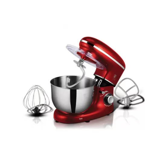 Robot de bucatarie, Berlinger Haus, 6 l, 6 viteze, Rosu/Argintiu