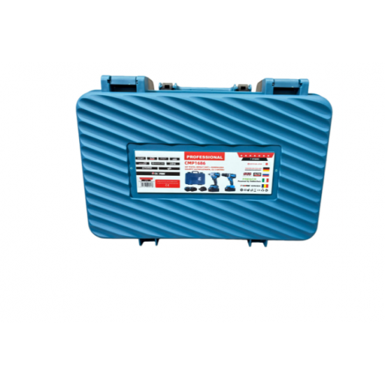 Set Pistol Impact Roti + Bormasina Autofiletanta CMP-1686,  2 Baterii Incluse,48V 8Ah
