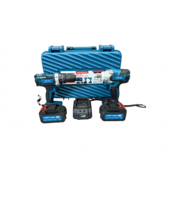 Set Pistol Impact Roti + Bormasina Autofiletanta CMP-1686,  2 Baterii Incluse,48V 8Ah,
