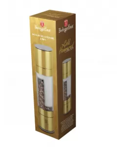 Rasnita 2 in 1 pentru piper si sare, auriu deschis - argintiu - BH/8723