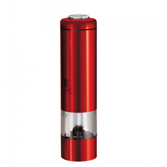 Rasnita electrica pentru sare si piper Burgundy Metallic Line Berlinger Haus BH 1907