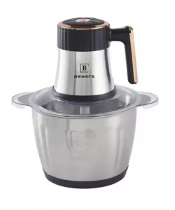 TOCATOR ELECTRIC 1+1(MANUAL) /MOTOR PUTERNIC - 1000 W, 6 LAME ,1 BOL INOX 3L SI 1 BOL DIN STICLA 3L 