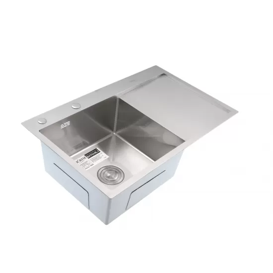 Chiuveta de bucatarie din inox alimentar SUS304 – BOHM BH7849LS SATIN 780 × 490 × 215 mm