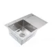 Chiuveta de bucatarie din inox alimentar SUS304 – BOHM BH7849LS SATIN 780 × 490 × 215 mm