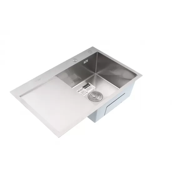 Chiuveta Bucatarie Inox alimentar SUS304 BÖHM BH7849RS Satin 780x490x215 mm