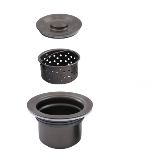 Chiuveta de bucatarie din inox alimentar SUS304 BH5050B BÖHM Nano Black 500X500X215 mm