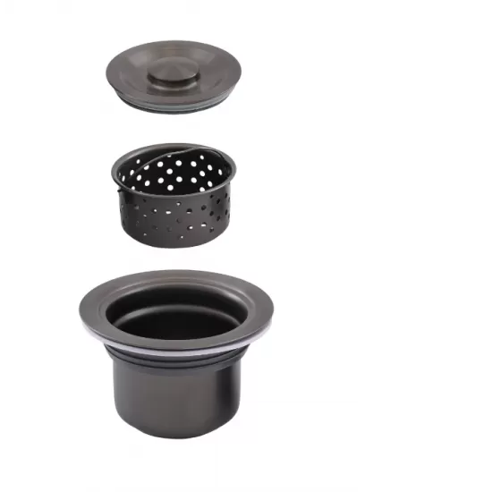 Chiuveta de bucatarie din inox alimentar SUS304 BH5050B BÖHM Nano Black 500X500X215 mm