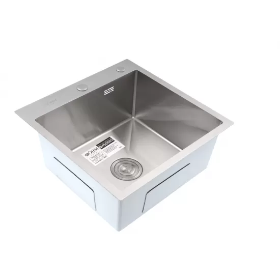 Chiuveta de bucatarie din inox alimentar SUS304 BH5050S BOHM Satin 500X500X215 mm