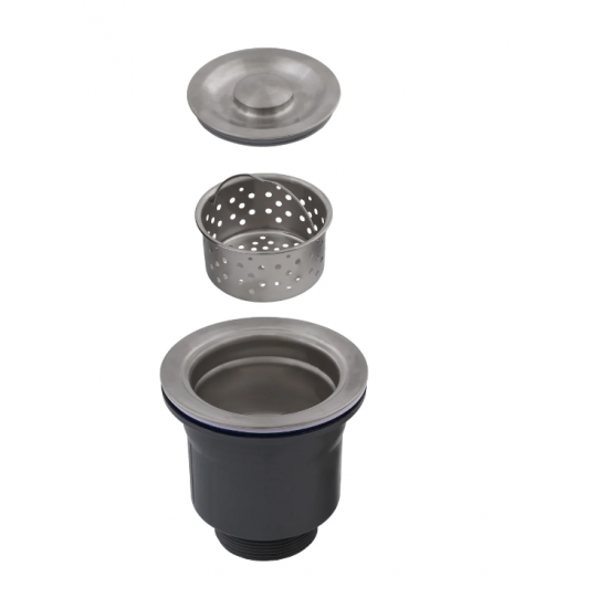 Chiuveta de bucatarie din inox alimentar SUS304 BH5050S BOHM Satin 500X500X215 mm