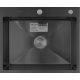 Chiuveta de bucatarie din inox alimentar SUS304 BH6050B BOHM NANO–BLACK 600X500X215 mm