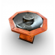 Plita rotunda premium – model rustic-modern
