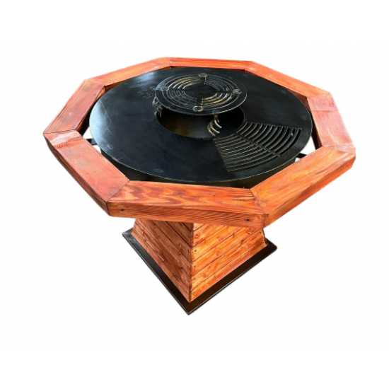 Plita rotunda premium – model rustic-modern
