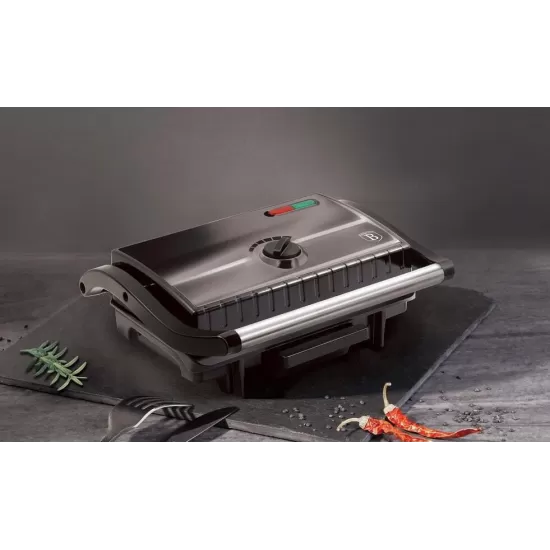 Grill electric, Berlinger Haus, Temperatura reglabila, 1500W, 22 x 15 cm