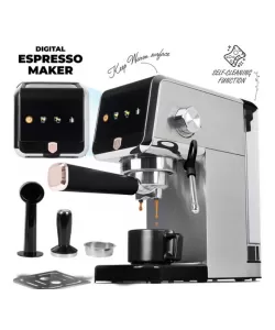 Espressor Digital BH/9622,1350W ,Otel Inoxidabil ,Rezervor 1.2L