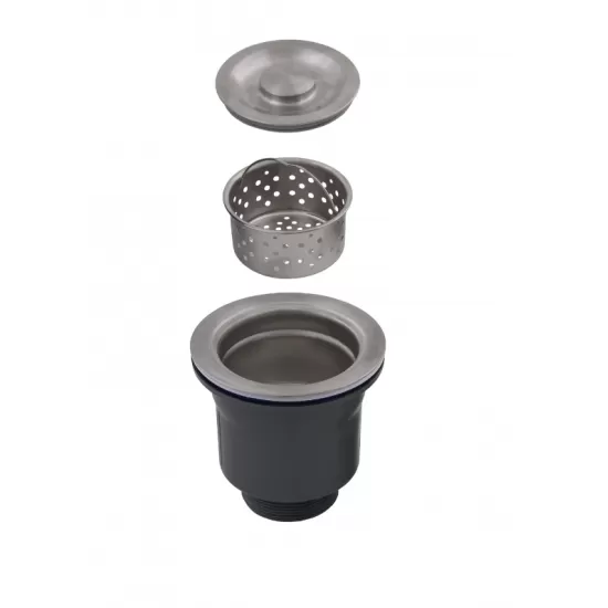 Chiuveta de bucatarie dubla din inox alimentar BH7849DS BÖHM Satin 780x490x215 mm